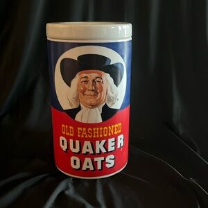Regal China Vintage QUAKER OATS Old Fashioned Cookie Jar with Lid